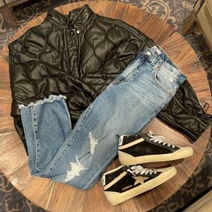 Joe’s High Rice Straight Ankle Jeans